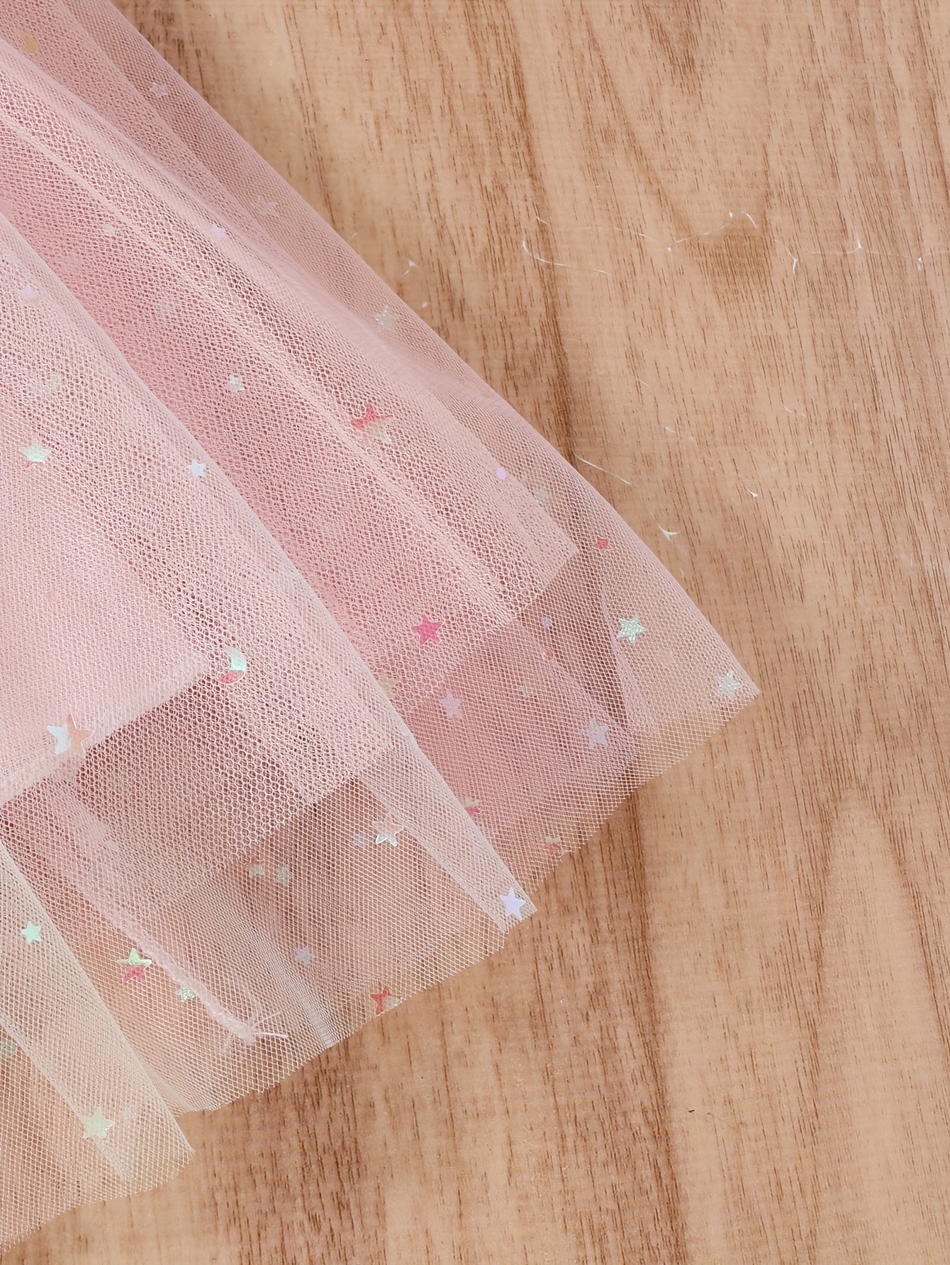 Girls' Gradient Sequin Tulle Skirt – Puffy Pleated Party Skirt