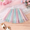 Girls' Sparkly Gradient Mermaid Tutu Skirt