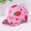 Strawberry Print Adjustable Baseball Cap (3-8Years)