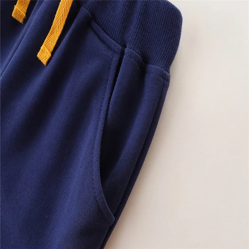 Kids Excavators Embroidered Trousers Pants