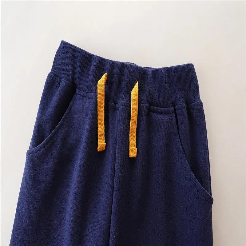Kids Excavators Embroidered Trousers Pants