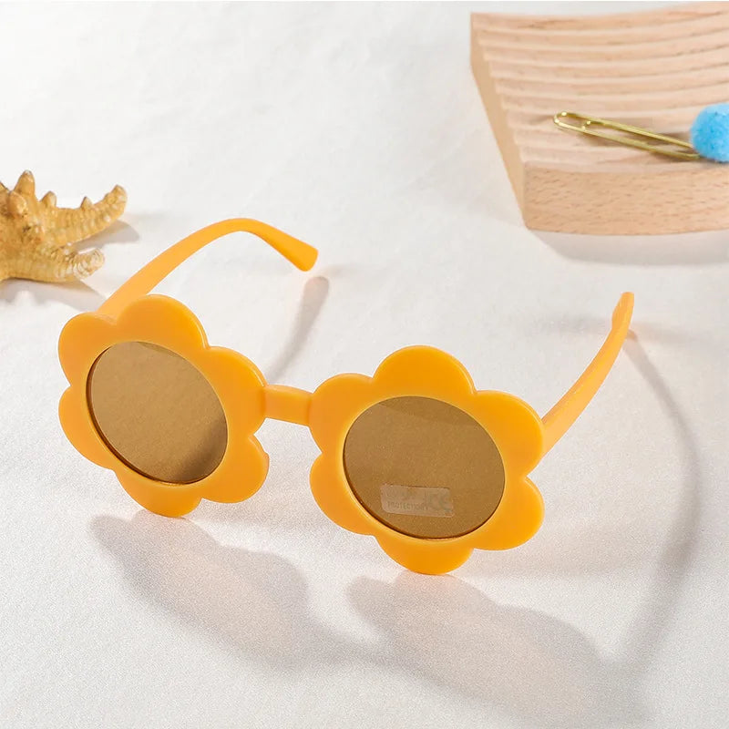 Sunflower Sunglasses – UV400 Protection, Round Toddler Eyewear
