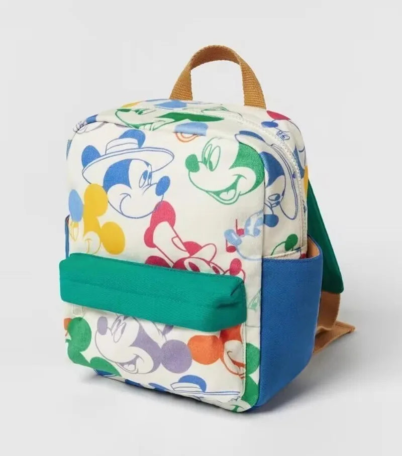 Mickey Mouse Print School Backpack