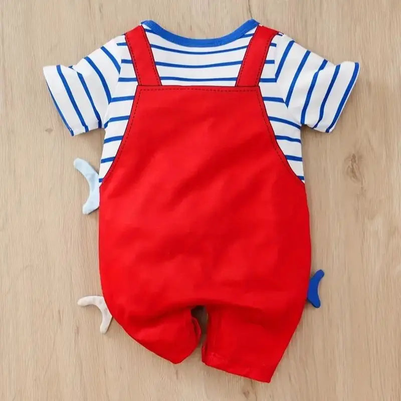 Shark Summer 2PCs Jumpsuit