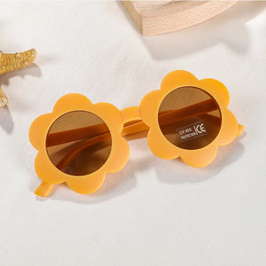Sunflower Sunglasses – UV400 Protection, Round Toddler Eyewear