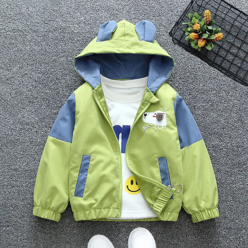 Premium Hooded Zipper Windbreaker Jacket