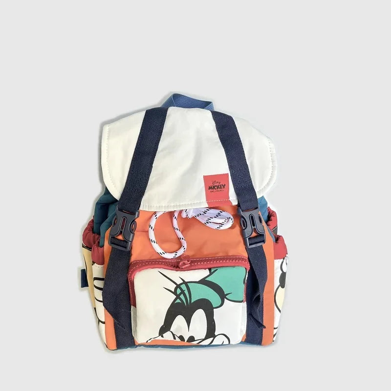 Disney's Cartoon Print Drawstring Backpack – Soft & Lightweight