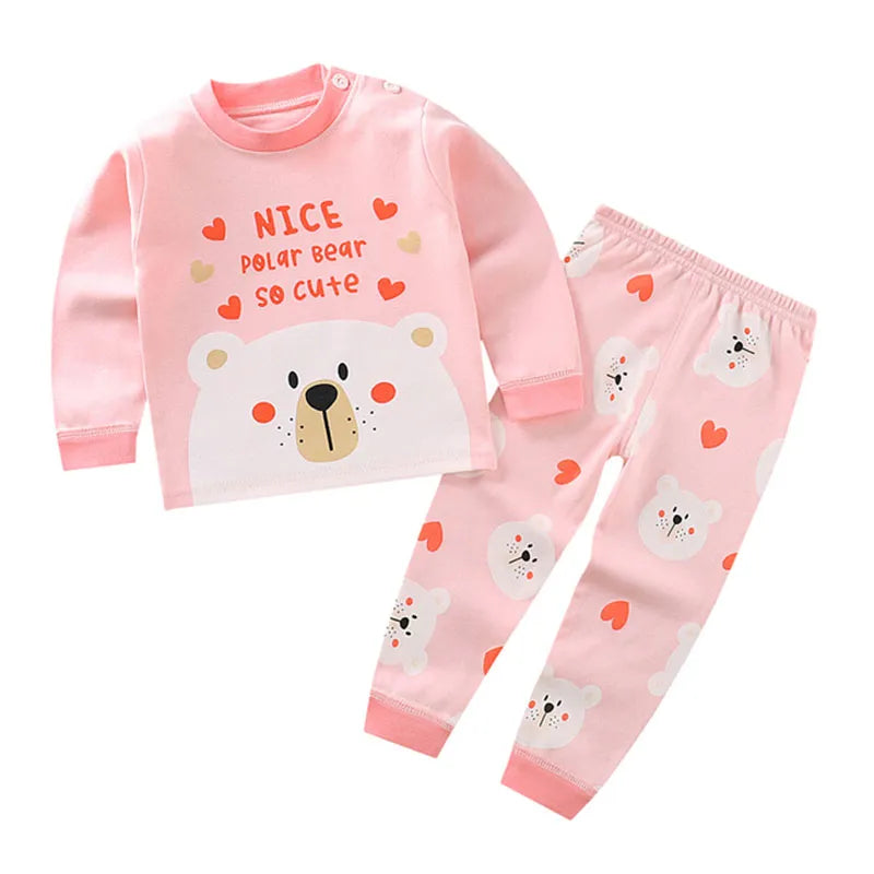 Cartoon Comfort Sleepwear Pajama Set