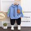 2PCs Hooded Sweatshirt w/Casual Pants Sets