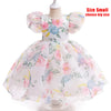 Princess Tulle Puff Sleeve Party Kids Dress