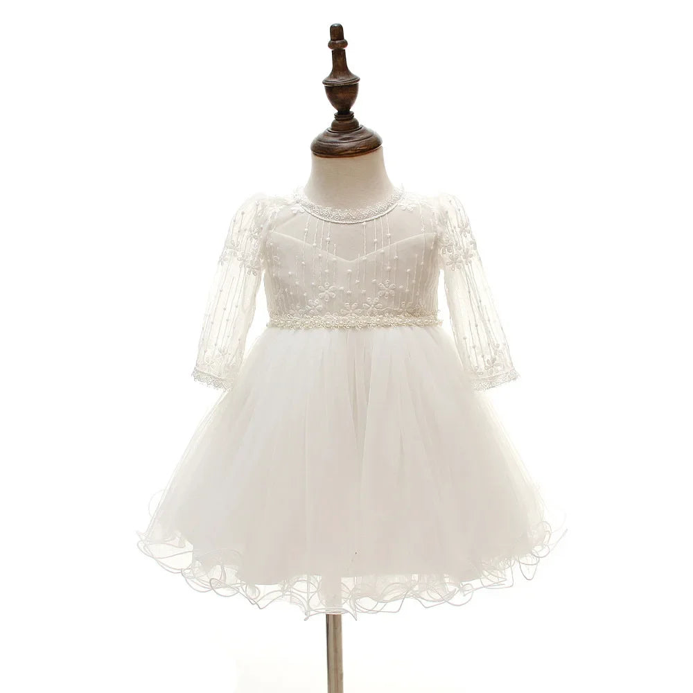 Baby Girl Long Sleeve Party Dress