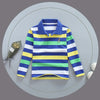 Turn-down Collar Long Sleeve Polo T-Shirts
