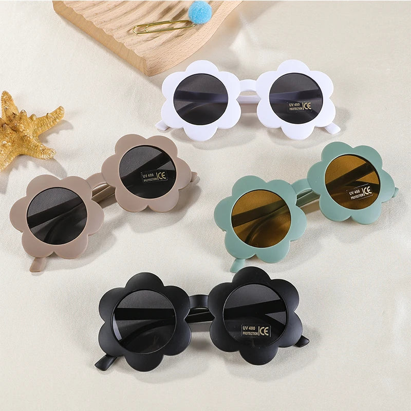 Sunflower Sunglasses – UV400 Protection, Round Toddler Eyewear
