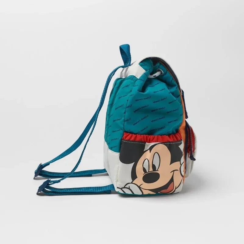 Disney's Cartoon Print Drawstring Backpack – Soft & Lightweight