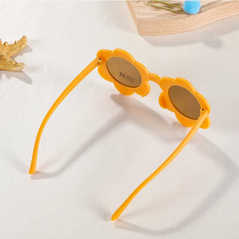 Sunflower Sunglasses – UV400 Protection, Round Toddler Eyewear