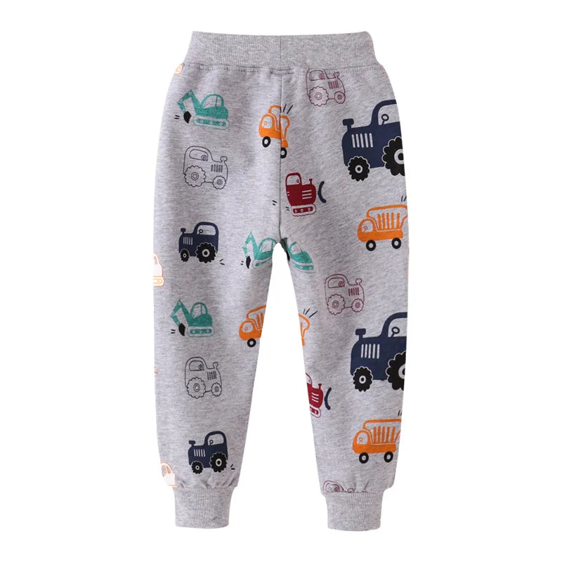 Printed Loose Fit Trousers Pants